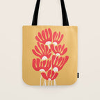 Fiery flowers Tote Bag Gallery Image 1