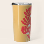 Fiery flowers Travel Mug Gallery Image 3