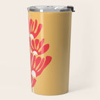 Fiery flowers Travel Mug Gallery Image 2