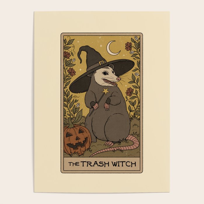 The Trash Witch - Possum Tarot Poster Gallery Image 4