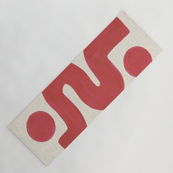 Double Red River Sun Yoga Mat Gallery Image 1