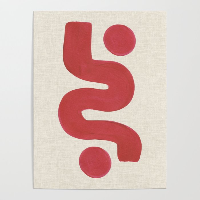 Double Red River Sun Poster Gallery Image 1