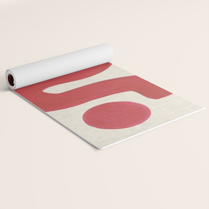Double Red River Sun Yoga Mat Gallery Image 2