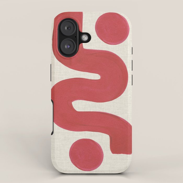 Double Red River Sun iPhone Case Gallery Image 1