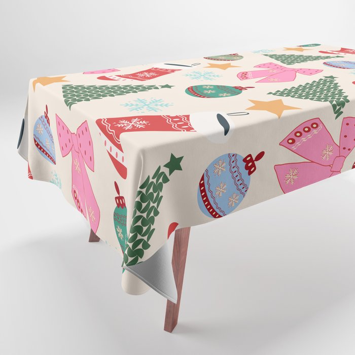Cute Christmas Tablecloth Gallery Image 1
