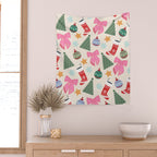 Cute Christmas Wall Tapestry Gallery Image 2