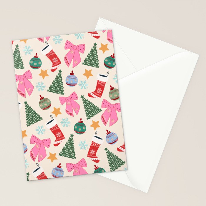 Cute Christmas Stationery Card Gallery Image 2