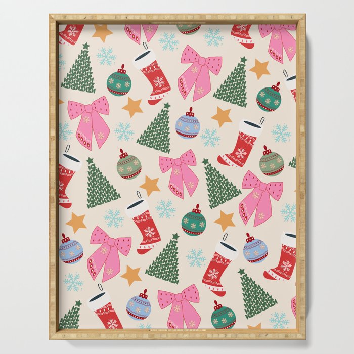 Cute Christmas Serving Tray Gallery Image 1