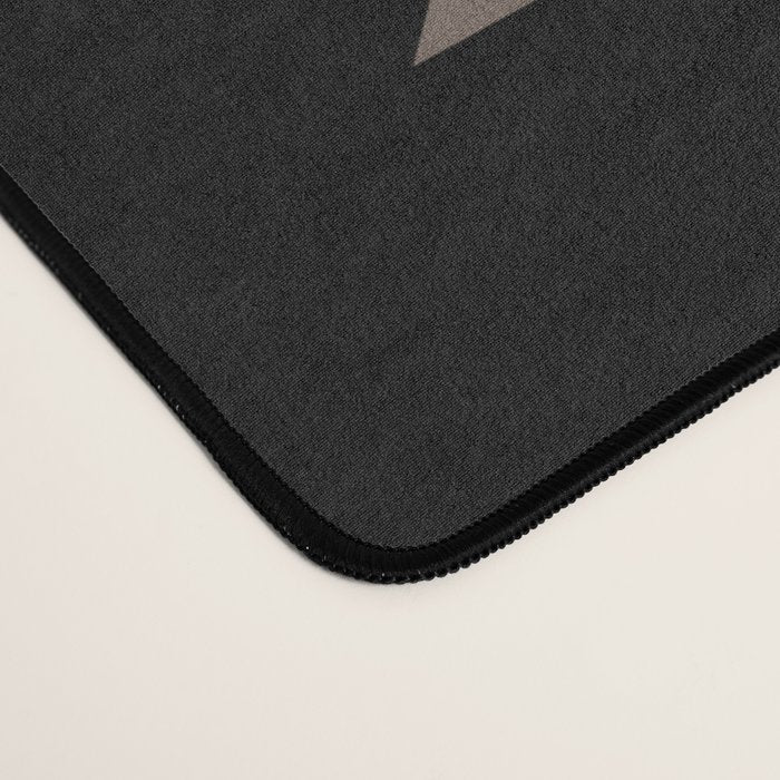 Southwestern Pattern 132 Black and Beige Desk Mat Gallery Image 4