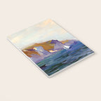 Claude Monet - Cliffs and Sailboats at Pourville Notebook Gallery Image 3