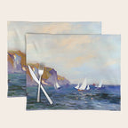 Claude Monet - Cliffs and Sailboats at Pourville Placemat Gallery Image 1