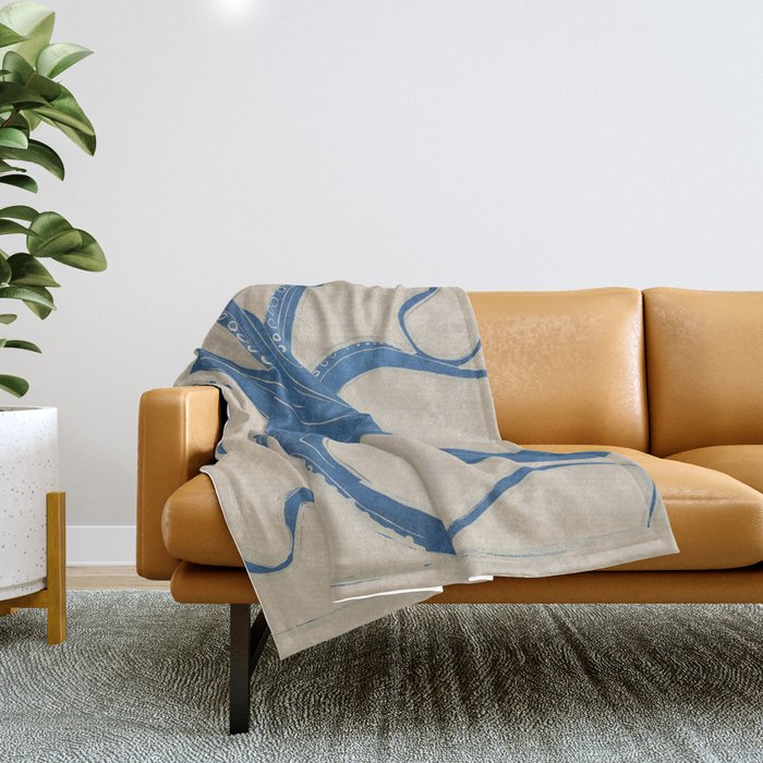 OCTOPUS 4 Throw Blanket Gallery Image 1