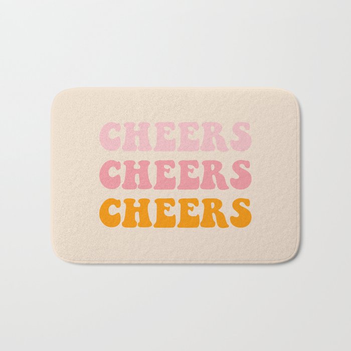 cheers cheers cheers Bath Mat Gallery Image 1