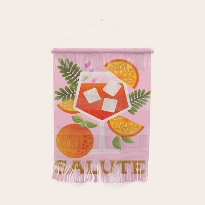 Orange Spritz - Amalfi Coast Cocktails Wall Hanging Gallery Image 1