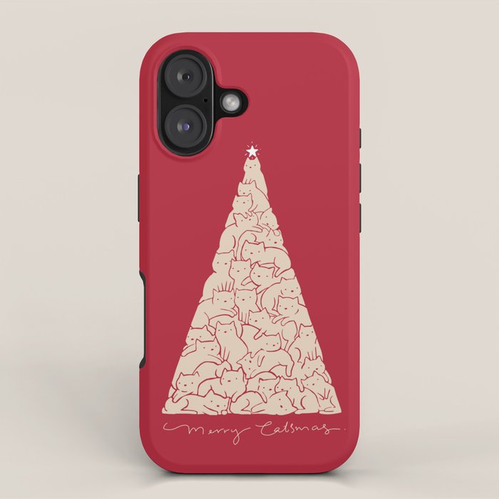 Cat Landscape 169: Merry Catsmas iPhone Case Gallery Image 1
