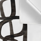 'Writing On The Wall' Mid Century Modern Fun Abstract Shapes  Wall Tapestry Gallery Image 3
