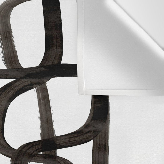 'Writing On The Wall' Mid Century Modern Fun Abstract Shapes  Wall Tapestry Gallery Image 3