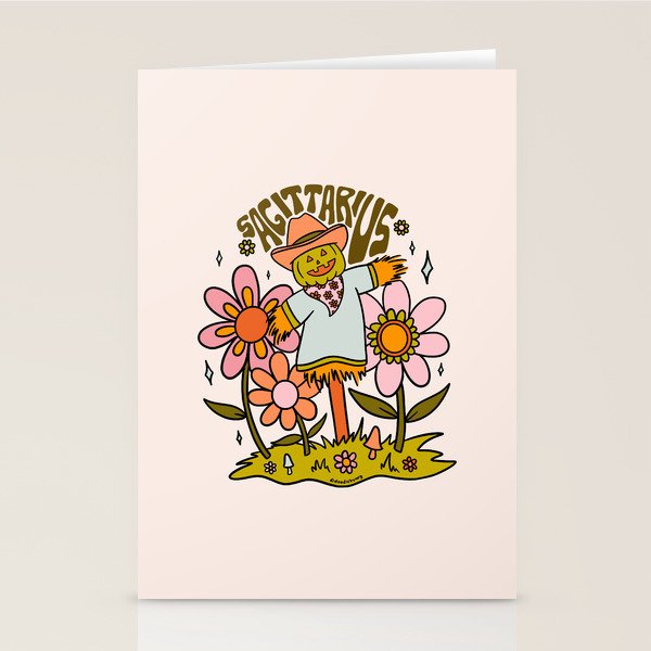 Sagittarius Scarecrow Stationery Card Gallery Image 1