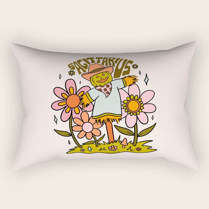 Sagittarius Scarecrow Rectangular Pillow Gallery Image 2