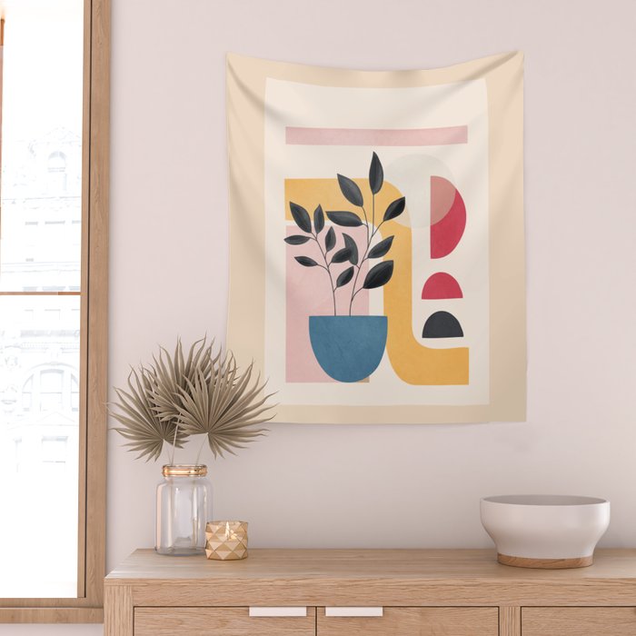 Soft Shapes XXVI Wall Tapestry Gallery Image 2