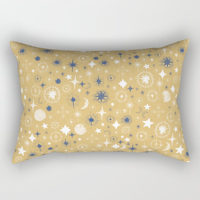 Illuminated star sky A Rectangular Pillow Gallery Image 1