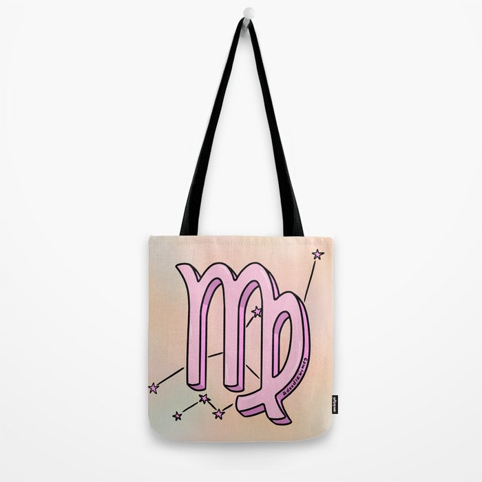 Virgo Symbol Tote Bag Gallery Image 2