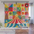 Happy Circus Wall Mural Gallery Image 1