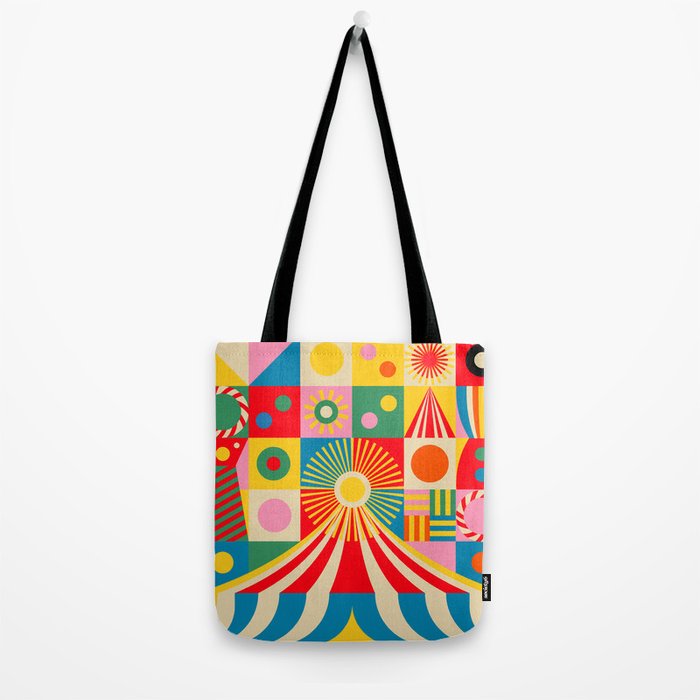 Happy Circus Tote Bag Gallery Image 2