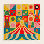 Happy Circus Wood Wall Art Gallery Image 1