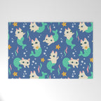 Pretty Purrmaids - Cat Mermaids Welcome Mat Gallery Image 1