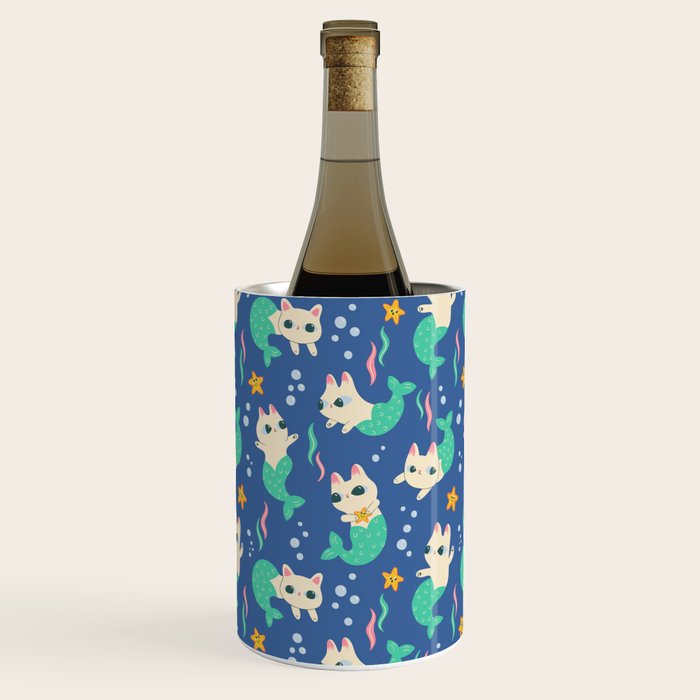 Pretty Purrmaids - Cat Mermaids Wine Chiller Gallery Image 3