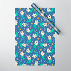 Pretty Purrmaids - Cat Mermaids Wrapping Paper Gallery Image 1