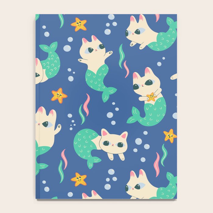 Pretty Purrmaids - Cat Mermaids Notebook Gallery Image 4