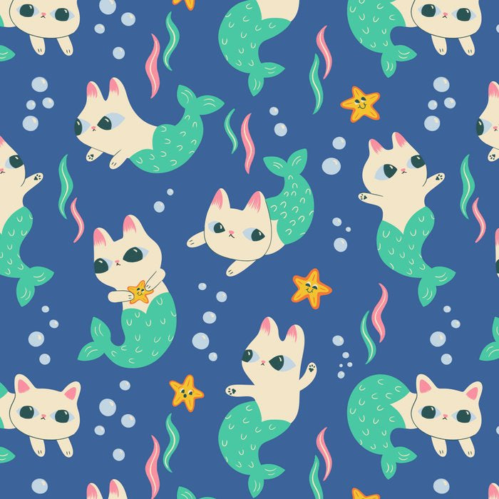 Pretty Purrmaids - Cat Mermaids Coffee Mug Gallery Image 2