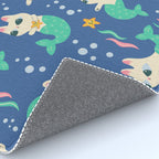Pretty Purrmaids - Cat Mermaids Rug Gallery Image 4