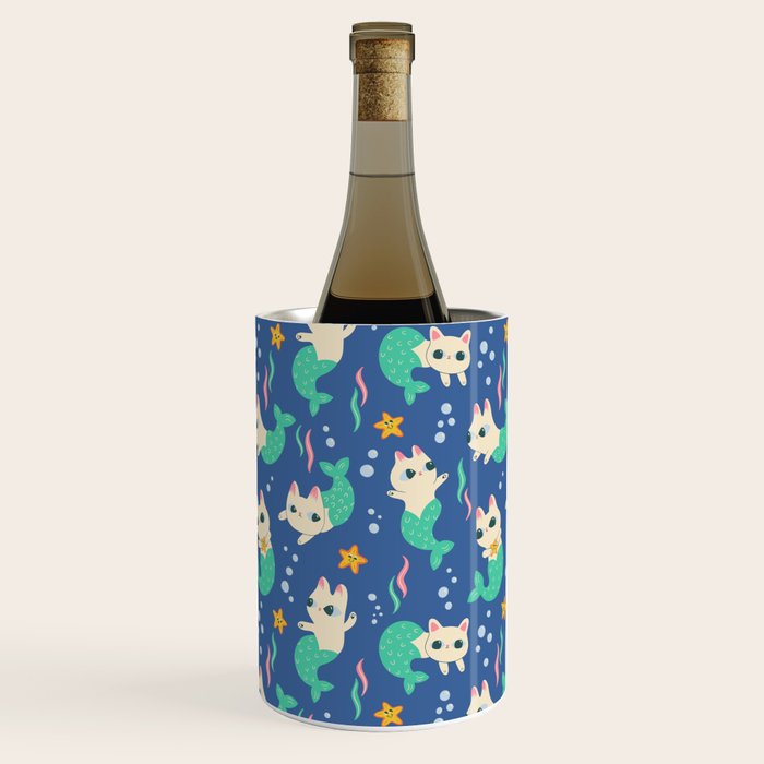 Pretty Purrmaids - Cat Mermaids Wine Chiller Gallery Image 2