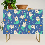 Pretty Purrmaids - Cat Mermaids Credenza Gallery Image 1