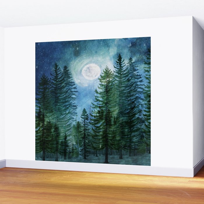 Silent Forest Wall Mural Gallery Image 2