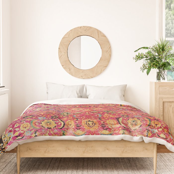 Shirvan Antique Persian Rug Print Duvet Cover Gallery Image 3