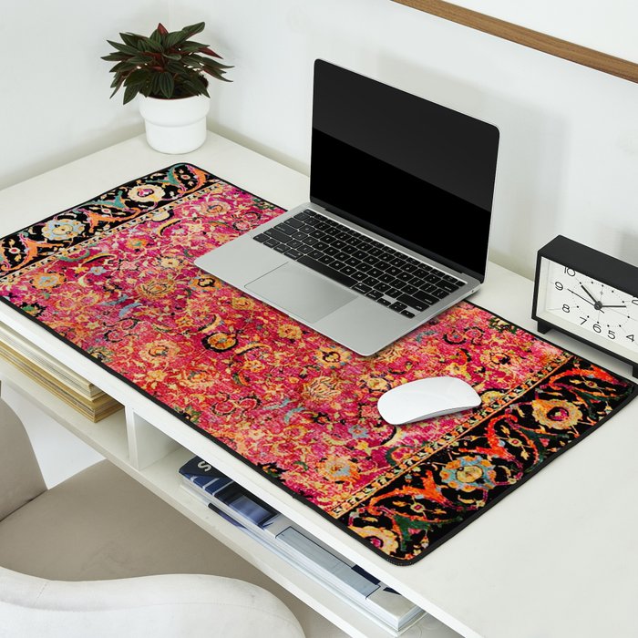 Shirvan Antique Persian Rug Print Desk Mat Gallery Image 2