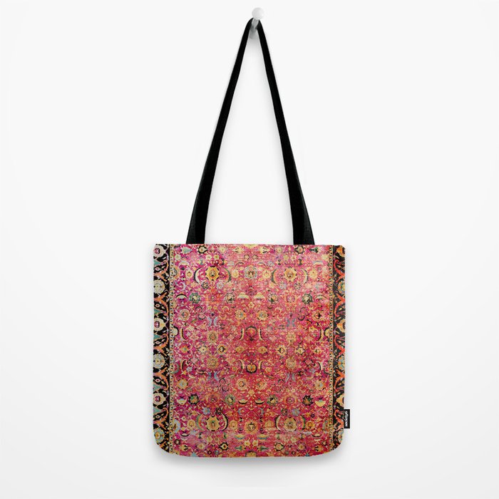 Shirvan Antique Persian Rug Print Tote Bag Gallery Image 2