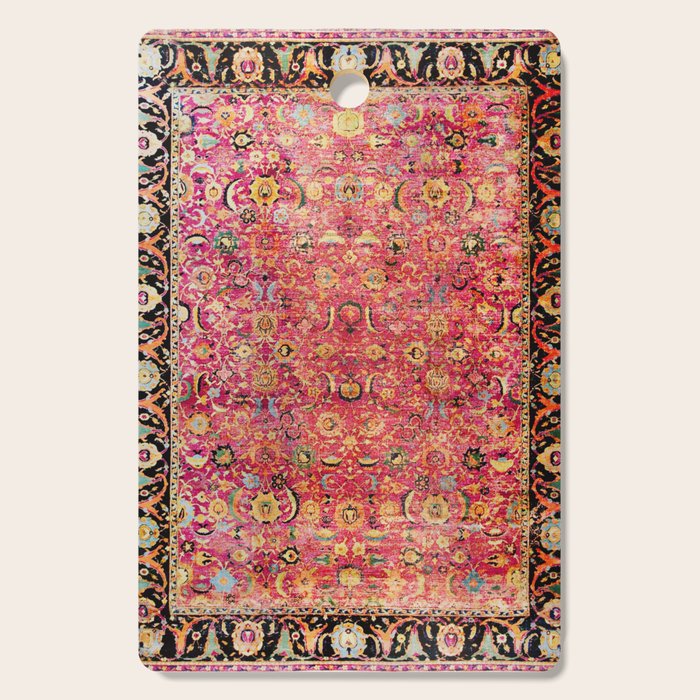Shirvan Antique Persian Rug Print Cutting Board Gallery Image 1
