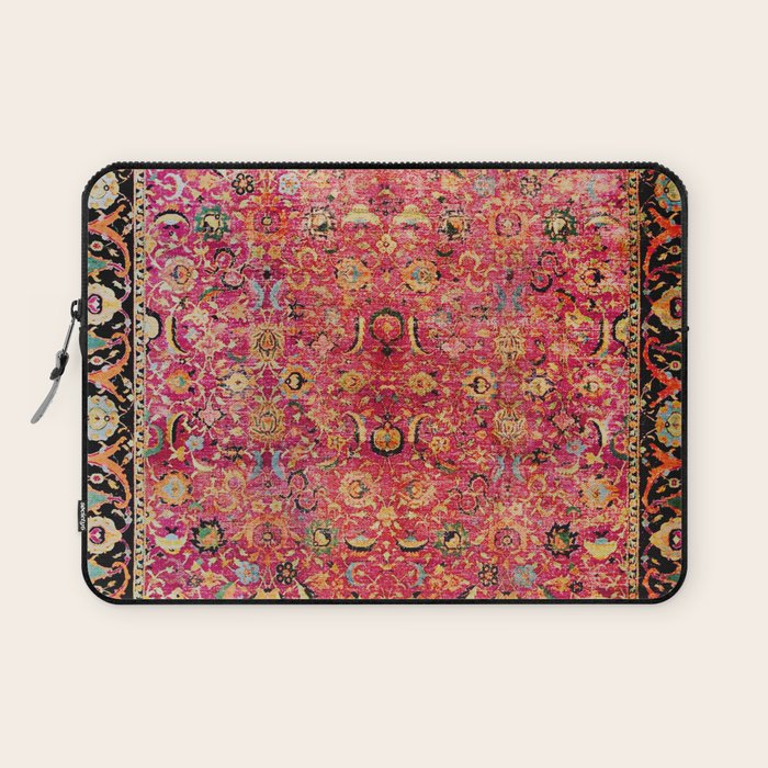 Shirvan Antique Persian Rug Print Laptop Sleeve Gallery Image 1