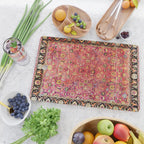 Shirvan Antique Persian Rug Print Cutting Board Gallery Image 2