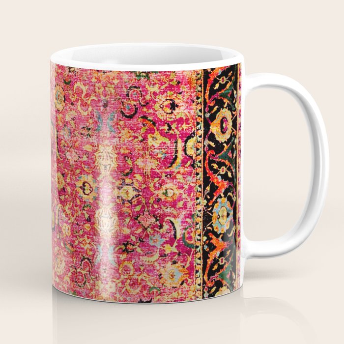 Shirvan Antique Persian Rug Print Coffee Mug Gallery Image 1