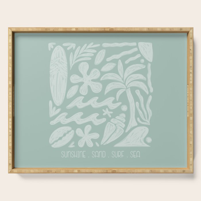 Sunshine and Surf Serving Tray Gallery Image 1
