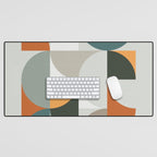 Mid Century Geometric 12 Desk Mat Gallery Image 1