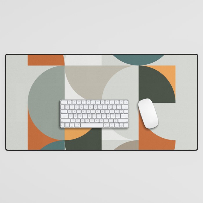 Mid Century Geometric 12 Desk Mat Gallery Image 1