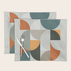Mid Century Geometric 12 Placemat Gallery Image 1