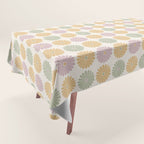 Retro Summer Daisies III Tablecloth Gallery Image 1
